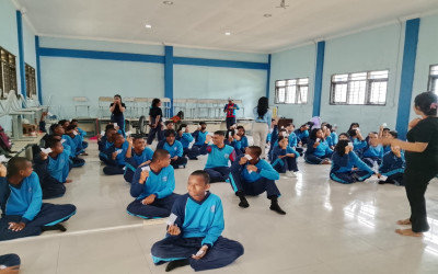 SMK Negeri 8 Samarinda Gelar Perlombaan Kreatif Bagi Murid-Murid yang beragama Kristen dan Katolik