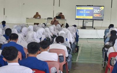SMK Negeri 8 Samarinda Gelar Sosialisasi Tes Kemampuan Akademik Kepada Murid-Murid Kelas XII