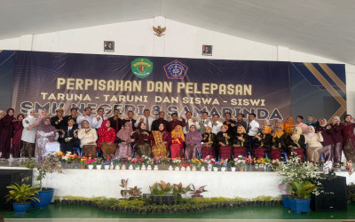 Haru dan Penuh Kenangan, SMK Negeri 8 Samarinda Gelar Perpisahan Siswa Kelas XII