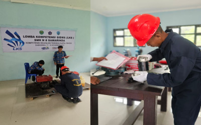 Taruna-Taruni SMK Negeri 8 Samarinda Tunjukkan Keahlian Teknika Kapal Niaga dalam Lomba Keterampilan Siswa