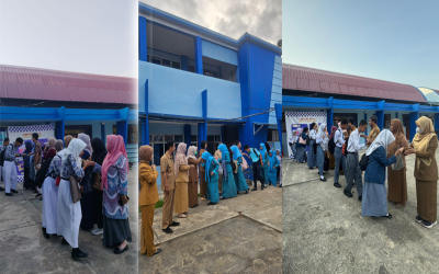 Budaya 5S di SMK Negeri 8 Samarinda, Awali Hari dengan Pembentukan Karakter Siswa