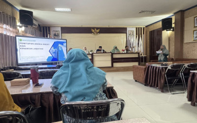 SMK Negeri 8 Samarinda Gelar Sosialisasi Penetapan Angka Kredit dan Kenaikan Pangkat Jabatan Fungsional Guru